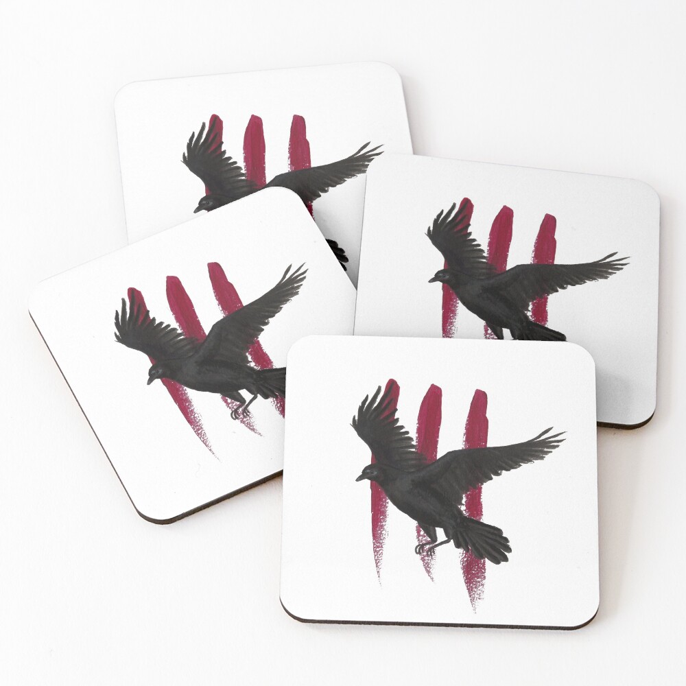 Schitt's Creek - The Crows Have Eyes 3: The Crowening - Acrylic Painting Coasters (Set of 4)