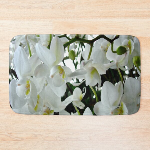 Item preview, White Orchids Blooming photographic print designed and sold by CraveArt.