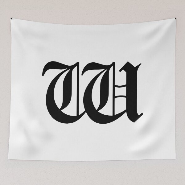 Item preview, W – Old English Initial Black Letter W designed and sold by Typeglyphs.