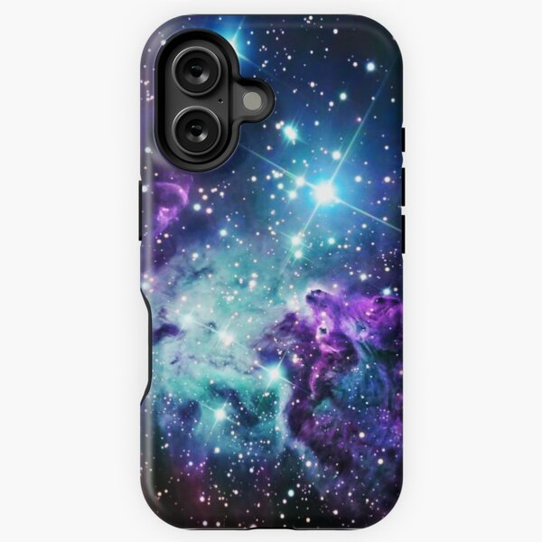 Vista previa del artículo con la obra «Nebulosa de piel de zorro Teal Turquesa Púrpura», diseñado y vendido por 2sweetsDesign.