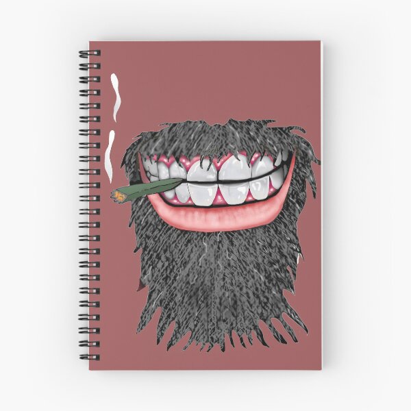Item preview, Shaggy beard with teeth smoking designed and sold by louis-mallace.