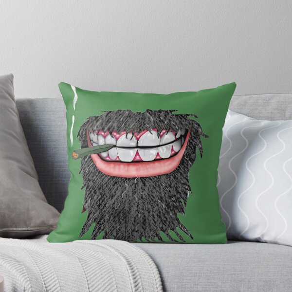 Item preview, Shaggy beard with teeth smoking designed and sold by louis-mallace.