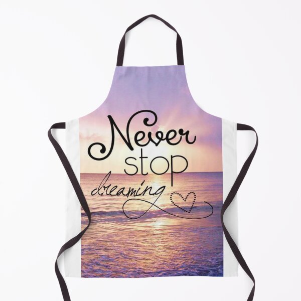 Item preview, Never Stop Dreaming Motivational slogan designed and sold by Dharmpreet Kaur.