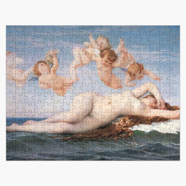 The #Birth of #Venus, Alexandre Cabanel 1875 #TheBirthofVenus #BirthofVenus Jigsaw Puzzle