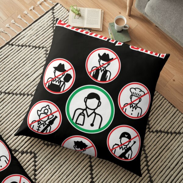 Dammit Jim Floor Pillow
