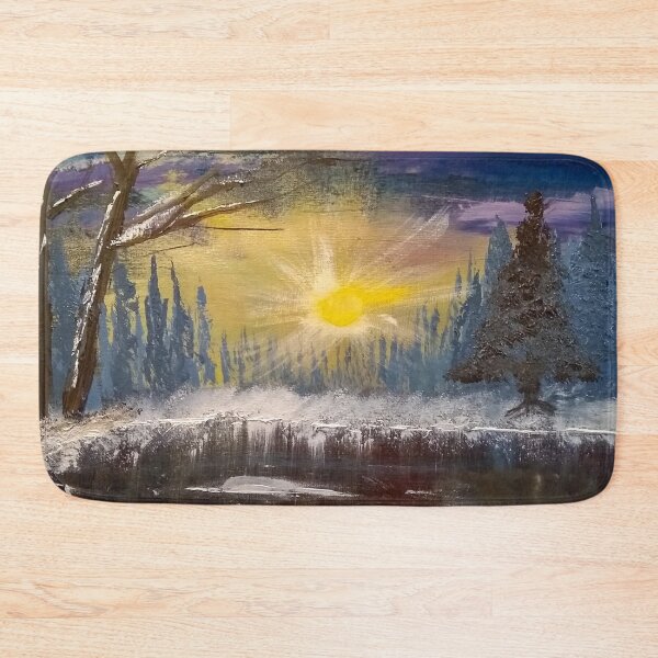 Item preview, Purple Sunset Christmas Winter Landscape designed and sold by Gordon Nelson.