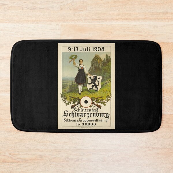 Item preview, retro schutzenfest schwarzenburg designed and sold by CorasPosters.