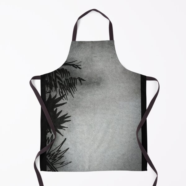 Item preview, Black brush watercolor print with leaves designed and sold by fuzzyfox.