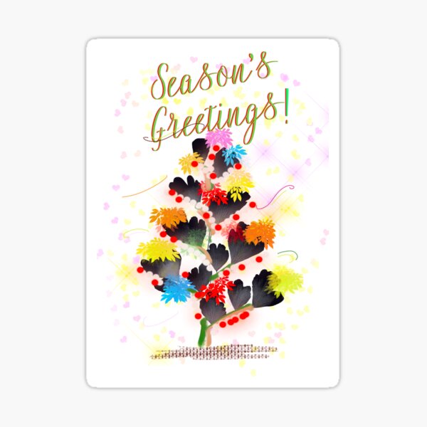 Seasons Greetings Sticker