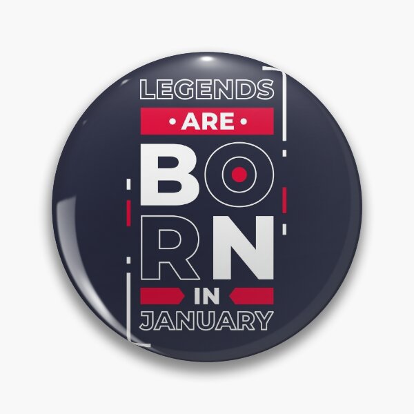 Item preview, Legends Are Born in January designed and sold by Dewirumbaina.