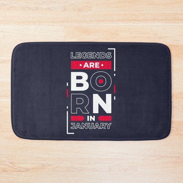Item preview, Legends Are Born in January designed and sold by Dewirumbaina.