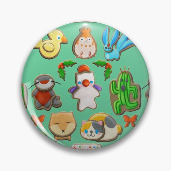 Item preview, Gingerbread Minions - Nerdy baking fun inspired with a fun gamer flare of chocobos, moogles, and FF14 minions designed and sold by SamInJapan.