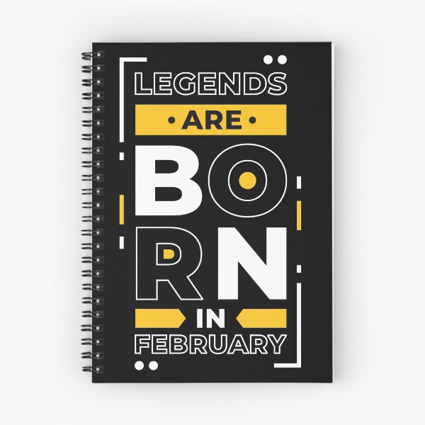 Item preview, Legends Are Born in February designed and sold by Dewirumbaina.