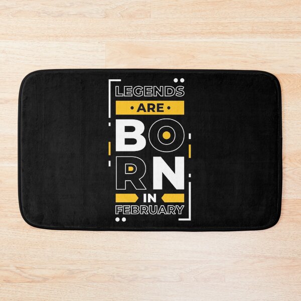 Item preview, Legends Are Born in February designed and sold by Dewirumbaina.
