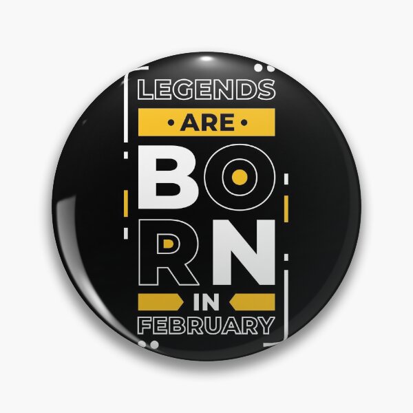 Item preview, Legends Are Born in February designed and sold by Dewirumbaina.