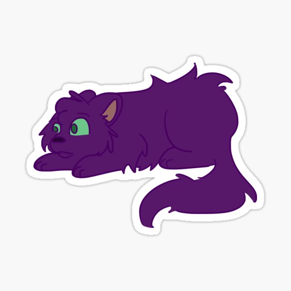Vista previa del artículo con la obra «Hollyleaf púrpura», diseñado y vendido por EmberDino.