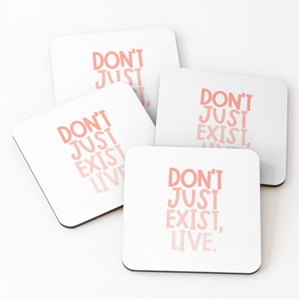 Item preview, Don’t Just Exist, Live designed and sold by nutmeg-designs.