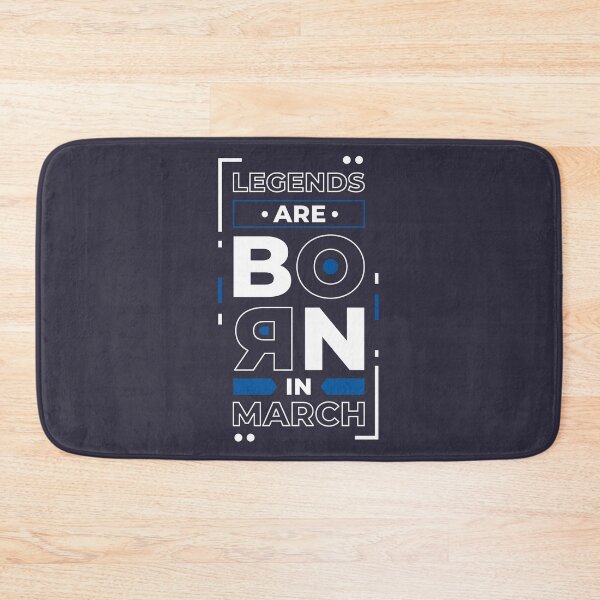 Item preview, Legends Are Born in March designed and sold by Dewirumbaina.