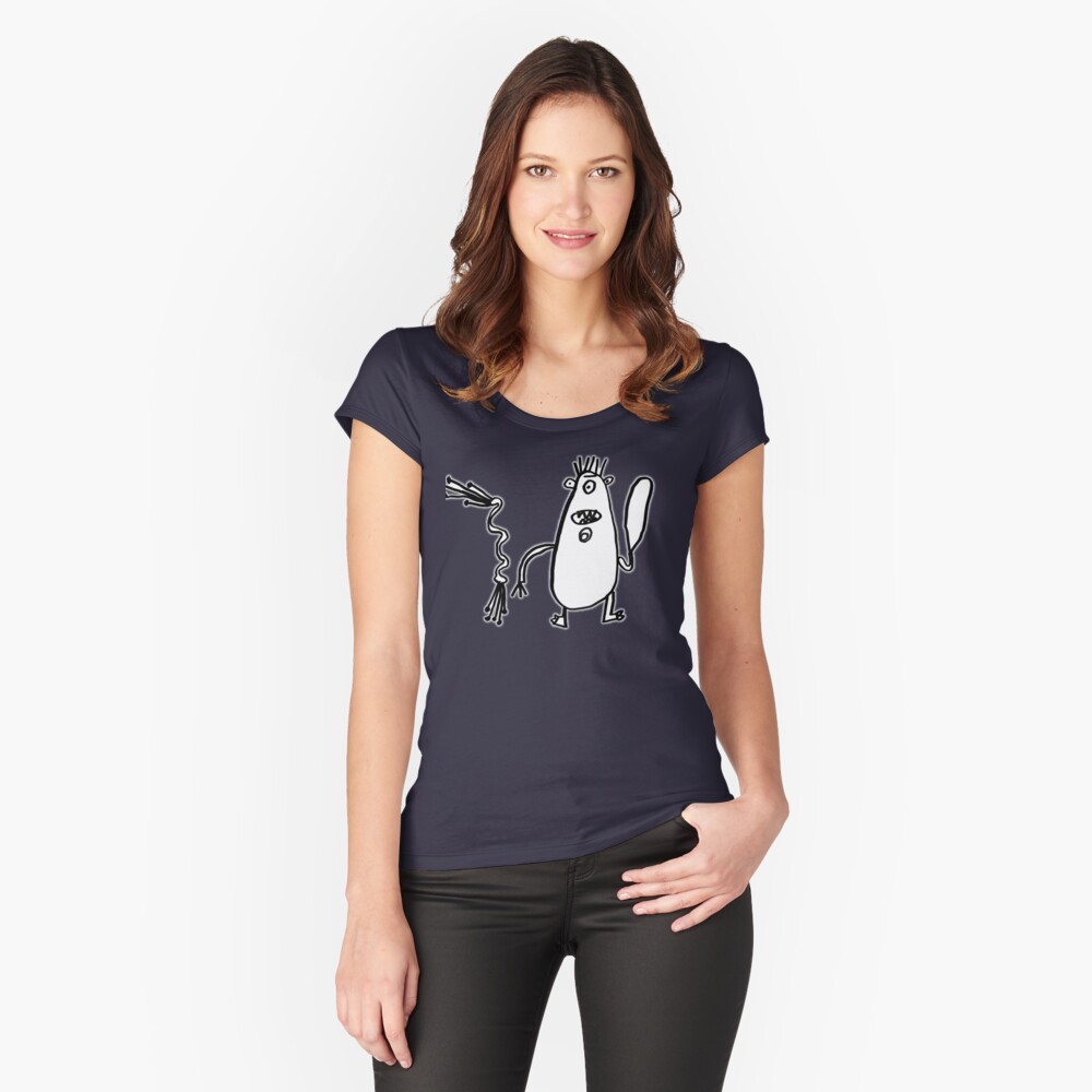 Item preview, Fitted Scoop T-Shirt designed and sold by Slugaclops.