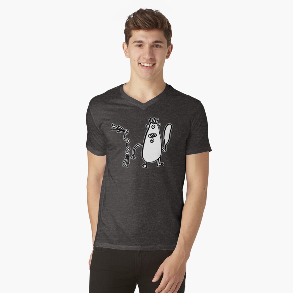 Item preview, V-Neck T-Shirt designed and sold by Slugaclops.