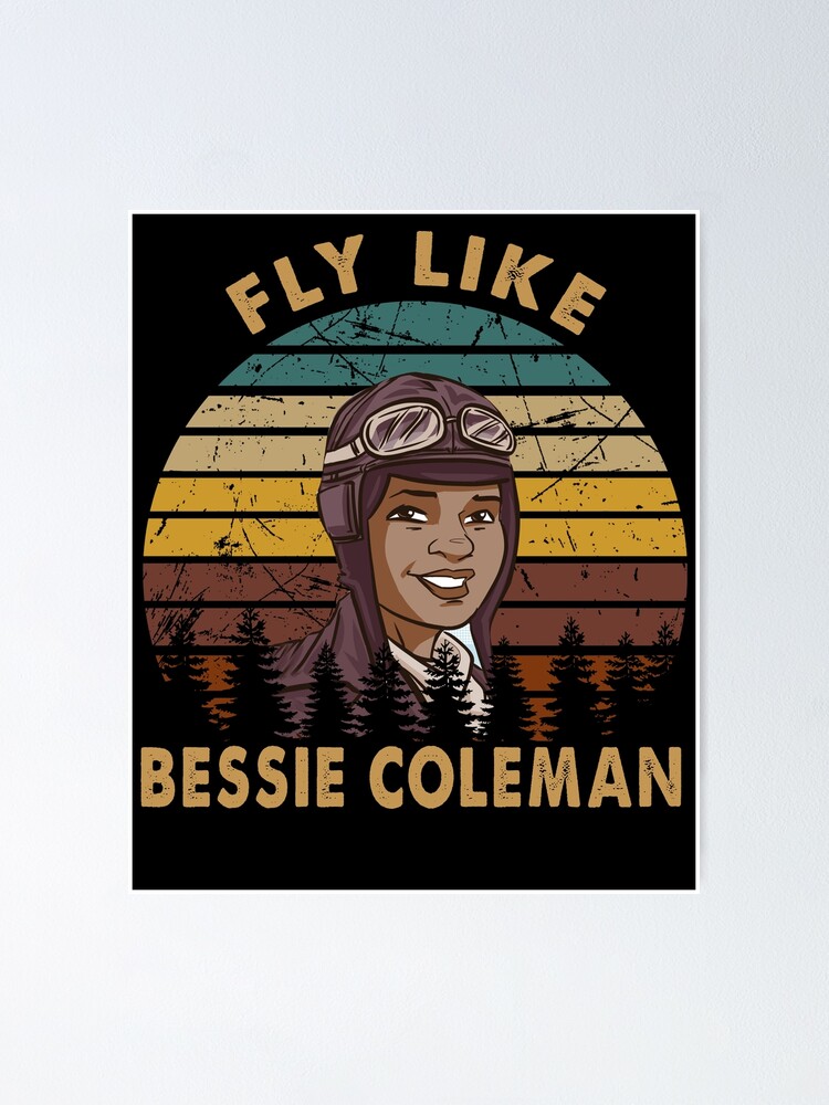 Fly Like Bessie Coleman Black History Month' Water Bottle