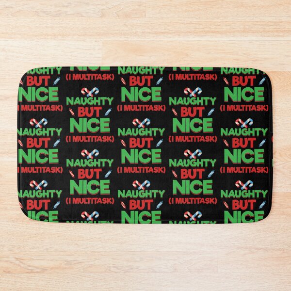 Item preview, Naughty But Nice! Funny Christmas Design designed and sold by EstelleStar.