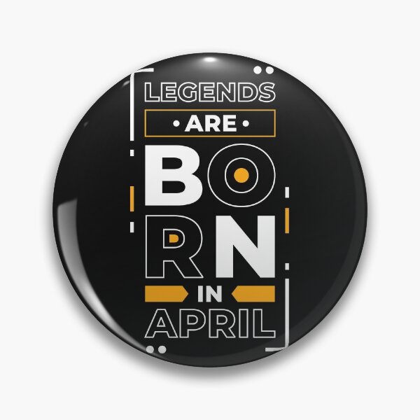 Item preview, Legends Are Born in April designed and sold by Dewirumbaina.