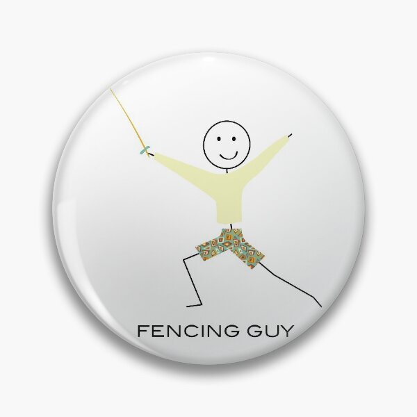 Item preview, Funny Mens Fencing Design designed and sold by whyitsme.