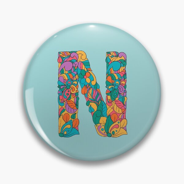 Item preview, Letter N Monogram personalized name print  designed and sold by melbournegirl.