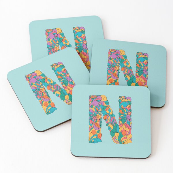 Item preview, Letter N Monogram personalized name print  designed and sold by melbournegirl.