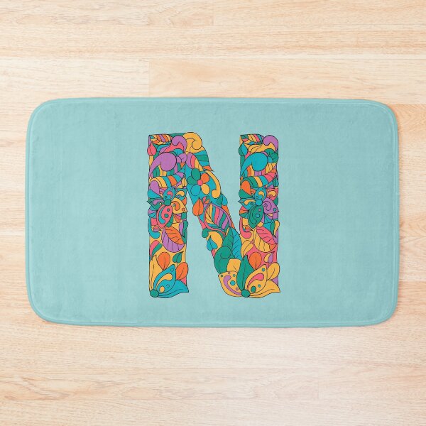 Item preview, Letter N Monogram personalized name print  designed and sold by melbournegirl.