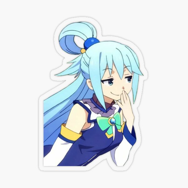 Konosuba -- Aqua Anime Decal Sticker – KyokoVinyl