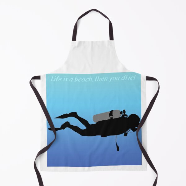 Artikelvorschau, Das Leben ist ein Strand, dann tauchen Sie - Taucher Funny Love Flag Open Ocean Aquaholic Muff Schnorcheln Kommerzielle Tauchgänge Wasser entworfen und verkauft von CJCTEES.