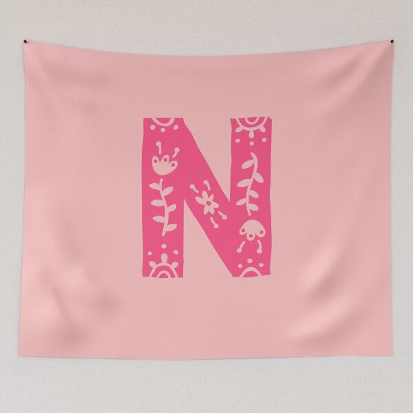 Item preview, Letter N Monogram personalized name print  designed and sold by melbournegirl.