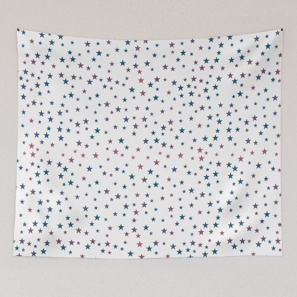 Item preview, Star Design - Pink and Blue  designed and sold by mikaylawiser.