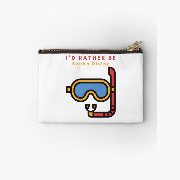 Item preview, I’d rather be scuba diving - diver snorkel humor funny water aquaholic dives life usa American  designed and sold by CJCTEES.