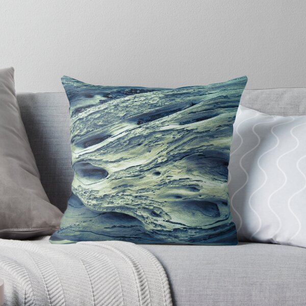 Tea Tree Drift Wood Detail Throw Pillow