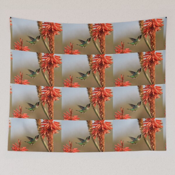 Item preview, Colibrí en aloe designed and sold by PsychoAlien.com.