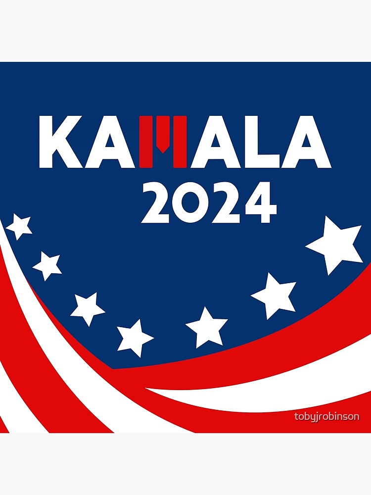 "Kamala Harris 2024" Poster by tobyjrobinson Redbubble