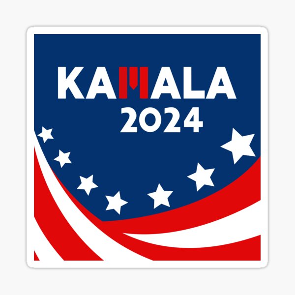 Kamala Harris 2024 Sticker For Sale By Tobyjrobinson Redbubble   St,small,507x507 Pad,600x600,f8f8f8 