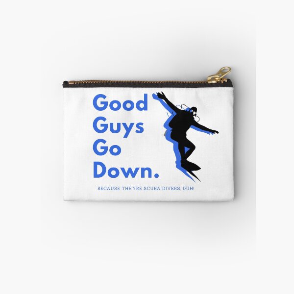 Item preview, Good guys go down Diver Funny Love Flag Open Ocean Aquaholic Muff Snorkeling Commercial dives Water Life Underwater Destination  designed and sold by CJCTEES.