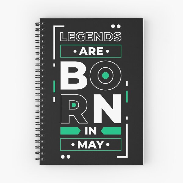 Item preview, Legends Are Born in May designed and sold by Dewirumbaina.