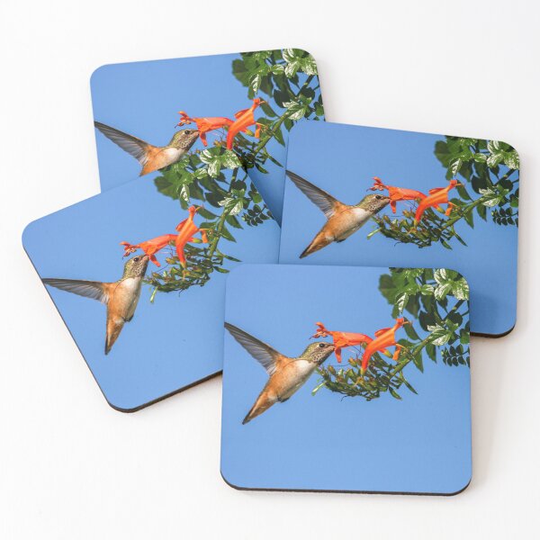 Item preview, Hummingbird Feeding On Honeysuckle designed and sold by PsychoAlien.com.