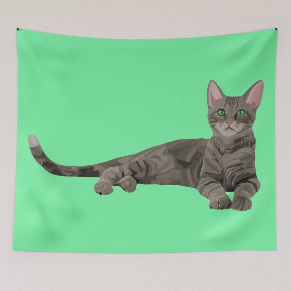 Item preview, Cute Gray Tabby Kitten  designed and sold by Deborah Camp.