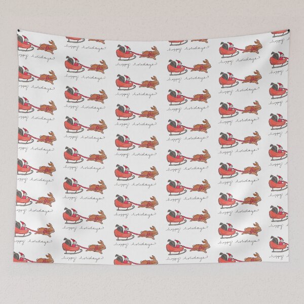 Item preview, Hoppy Holidays with Santa designed and sold by KKDrawsALot.