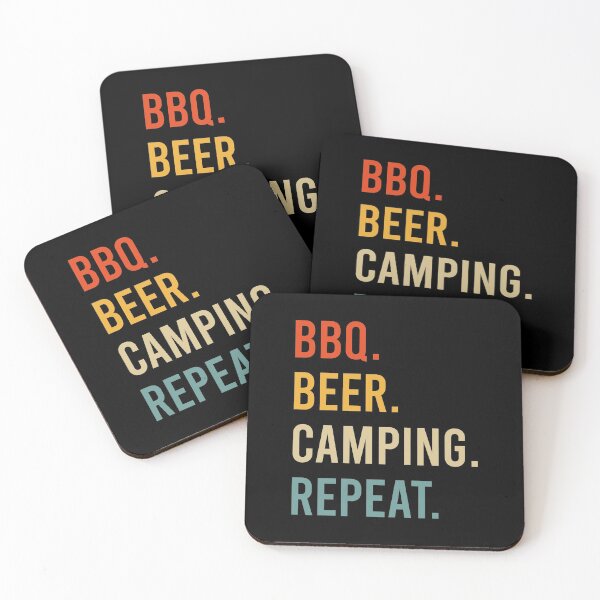 Item preview, BBQ BEER CAMPING designed and sold by KA DESIGNS.