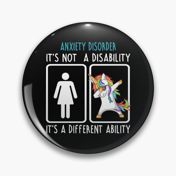 Item preview, Anxiety Disorder It's not a Disability It's a different Ability designed and sold by DianabellShop.