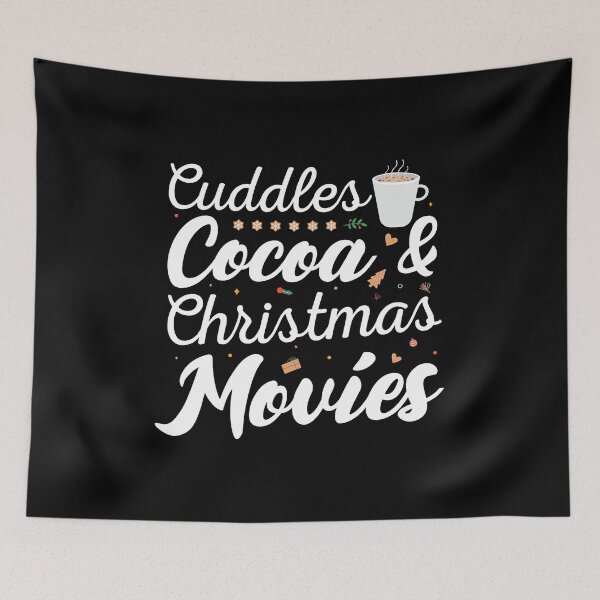 Item preview, Christmas Cuddles Cocoa Movies Holiday Gift Idea designed and sold by haselshirt.