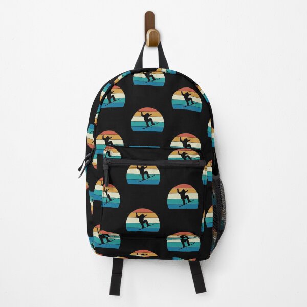 Item preview, Snowboarding Retro Vintage Cool Snowboarder Sunset designed and sold by EstelleStar.