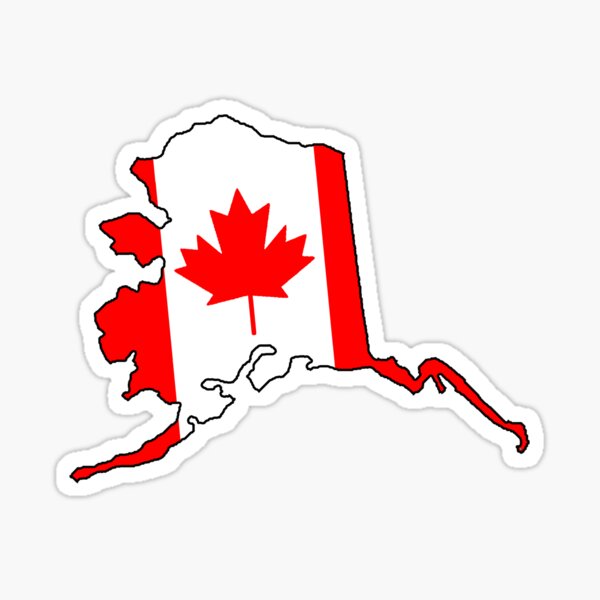 Alaska Outline Stickers | Redbubble